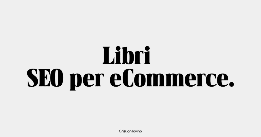 migliori libri sulla seo per ecommerce