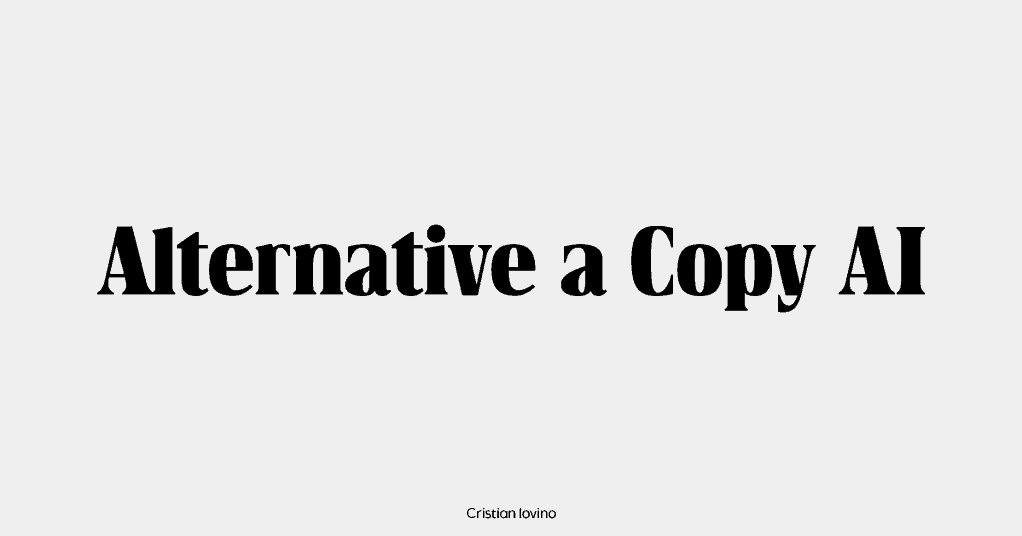 migliori alternative a copy ai