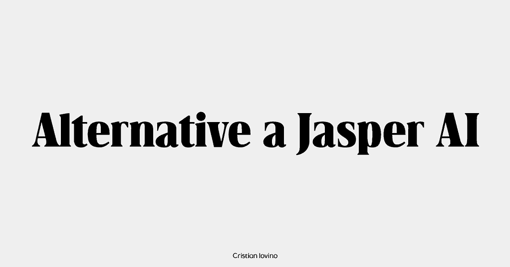 migliori alternative a jasper ai