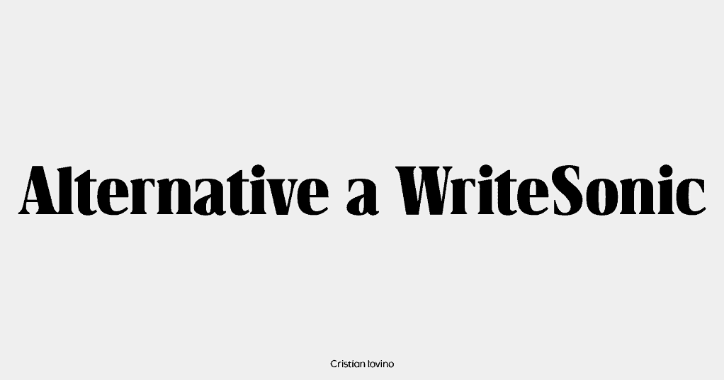 migliori alternative a writesonic