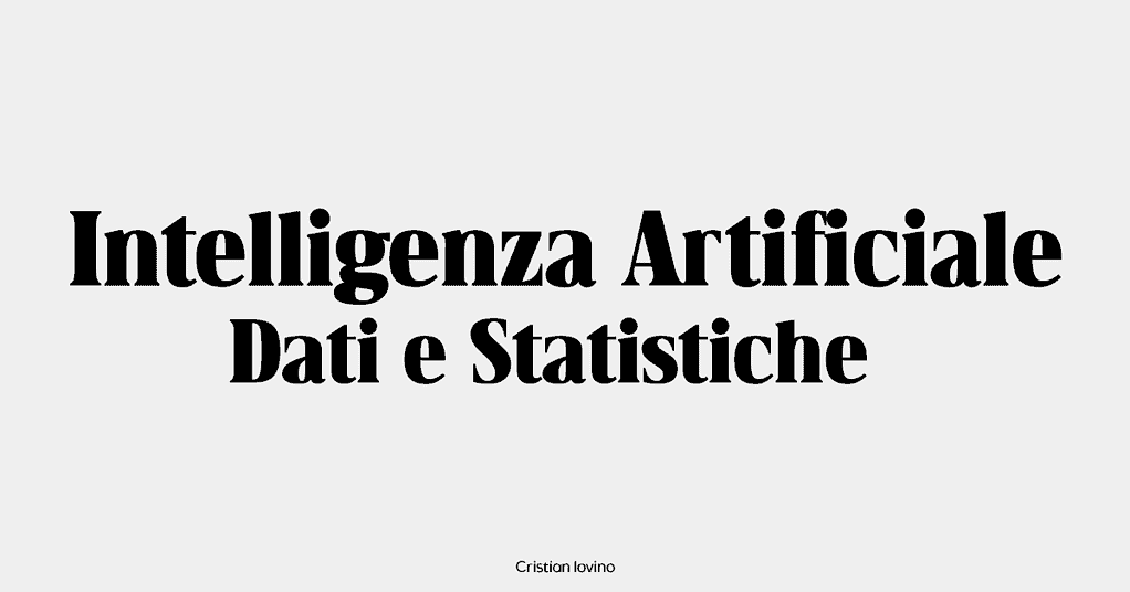 dati e statistiche sull'intelligenza artificiale