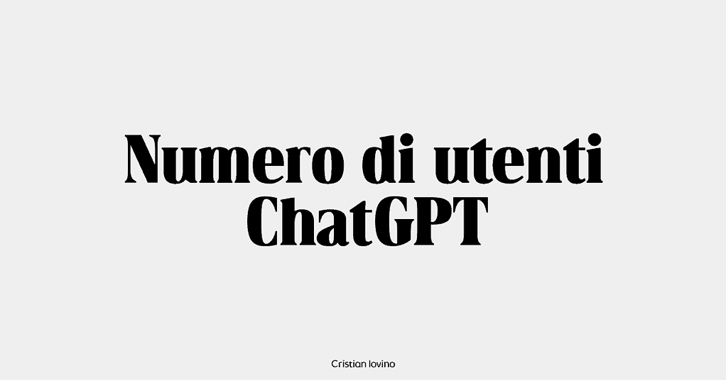 numero di utenti chatgpt