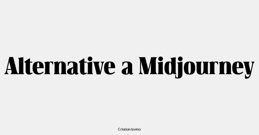 migliori alternative a Midjourney per creare e generare immagini AI