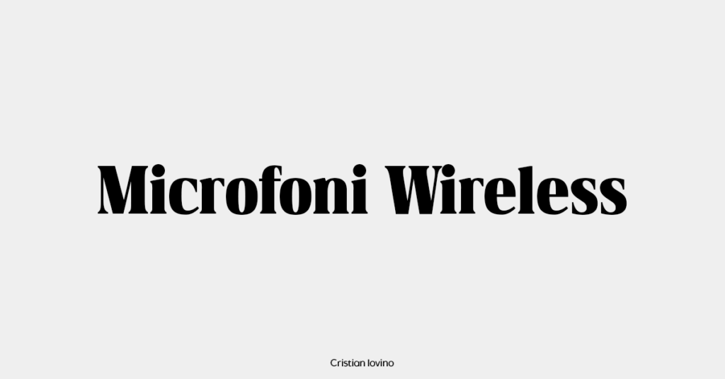 Migliori microfoni wireless professionali