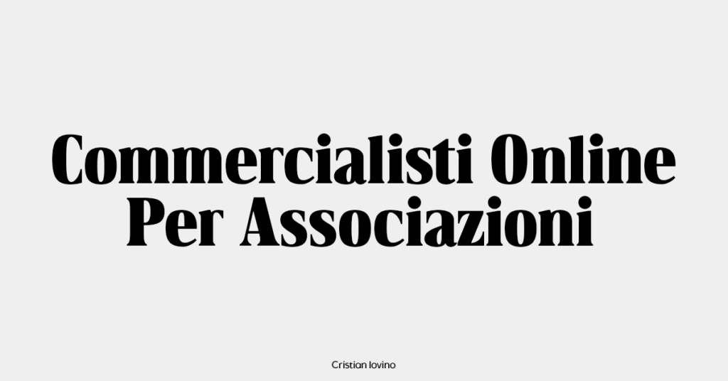 Migliori commercialisti online per associazioni