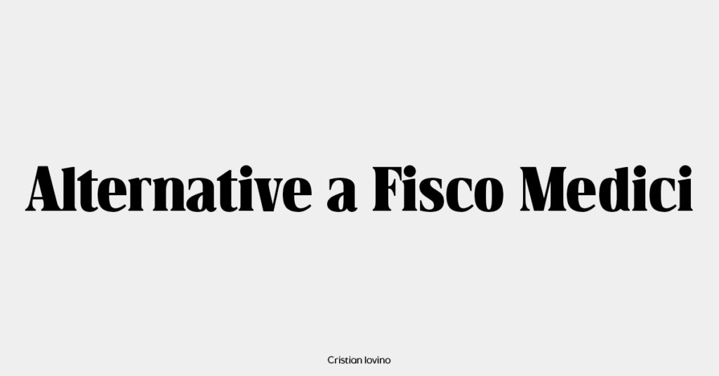 migliori alternative a fisco medici