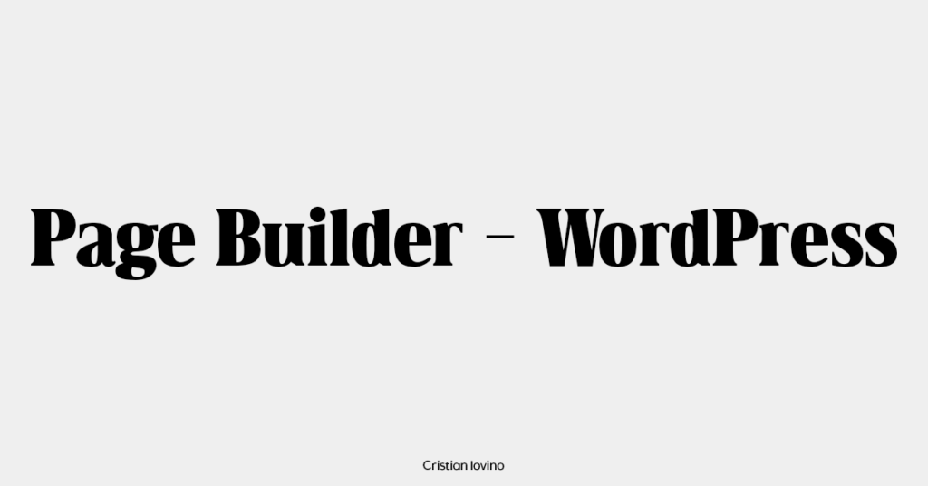 migliori page builder per Wordpress