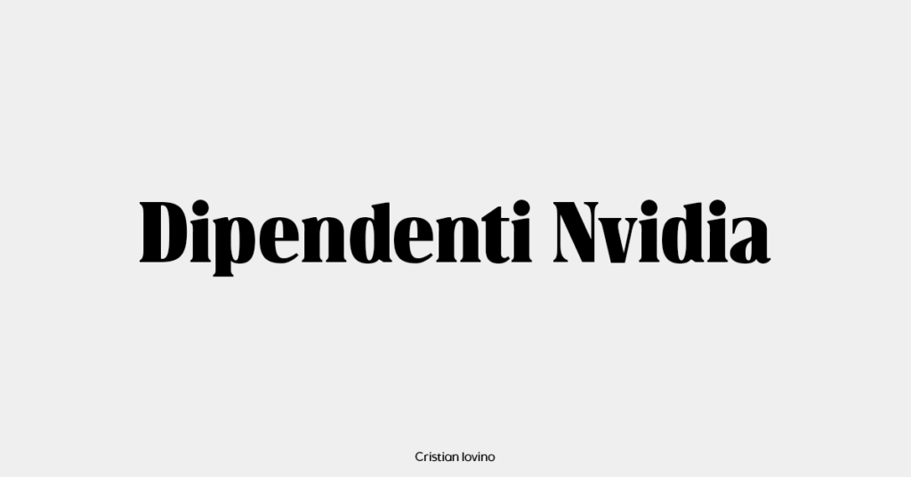 numero dipendenti di nvidia