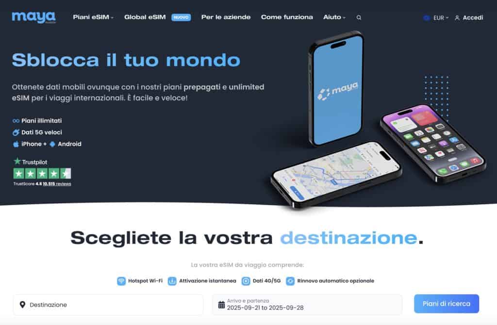 MayaMobile eSIM